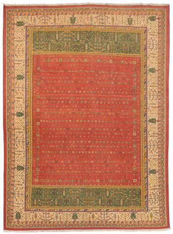 handgewebter Sumackkelim Afschar-Tabii aus Persien Maß 400x294 cm