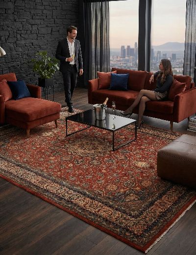 Bild von Sarough aus Persien in der Größe 370 x 273 cm