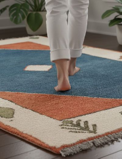 Bild von Gabbeh aus Persien in der Größe 156 x 107 cm