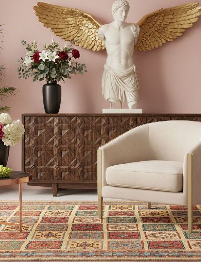 Bild von Afschar-Tabii aus Persien in der Größe 225 x 175 cm