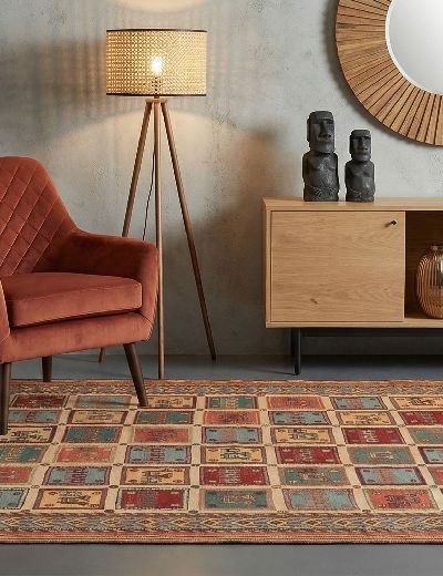 Bild von Afschar-Tabii aus Persien in der Größe 230 x 157 cm