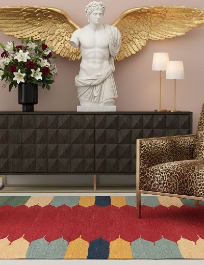 Bild von Afschar-Kamo aus Persien in der Größe 216 x 176 cm