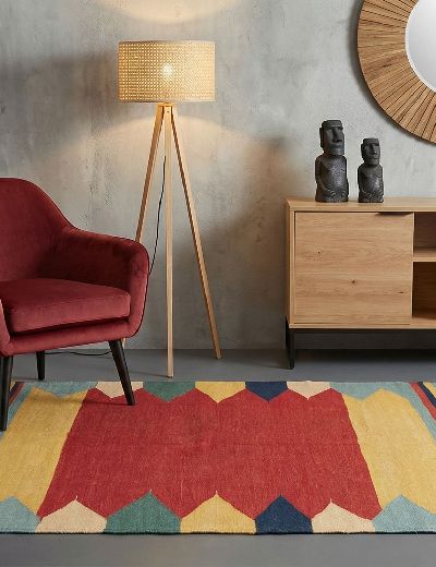 Bild von Afschar-Kamo aus Persien in der Größe 226 x 152 cm