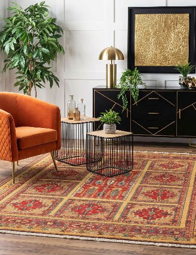 Bild von Afschar-Tabii aus Persien in der Größe 225 x 171 cm