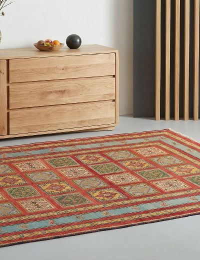 Bild von Afschar-Tabii aus Persien in der Größe 188 x 147 cm