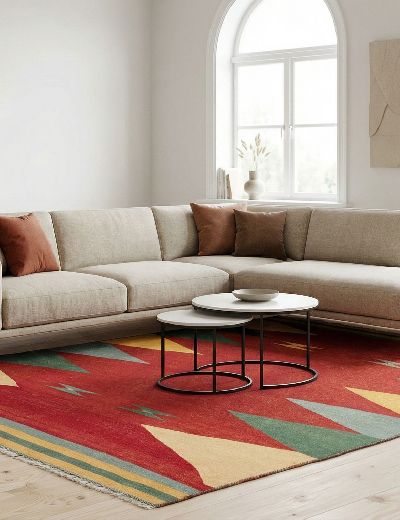 Bild von Afschar-Kamo aus Persien in der Größe 267 x 190 cm