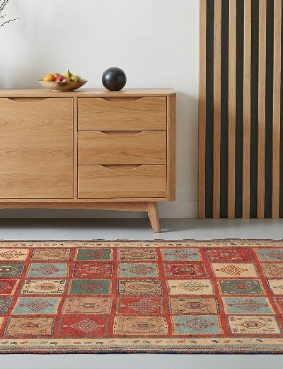 Bild von Afschar-Tabii aus Persien in der Größe 200 x 138 cm