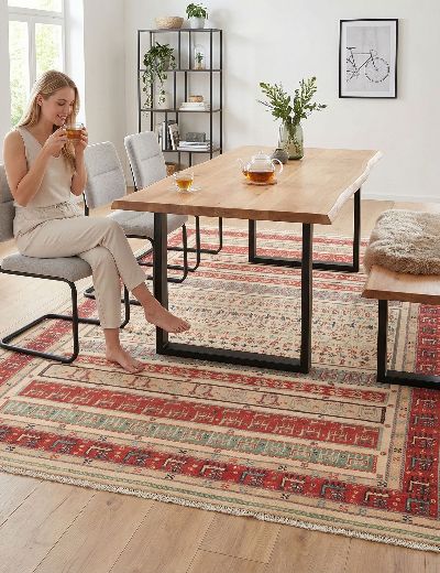 Bild von Afschar-Tabii aus Persien in der Größe 295 x 200 cm