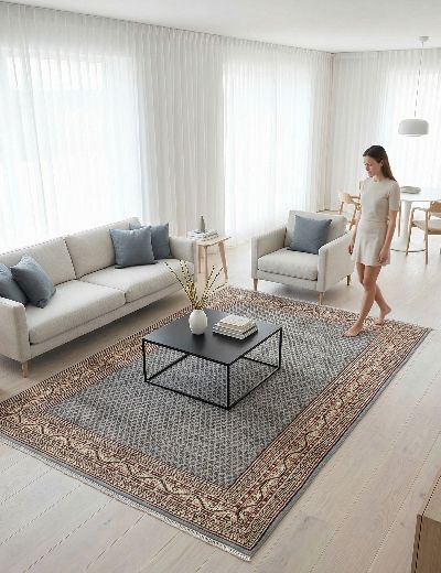 Bild von Sarough aus Indien in der Größe 356 x 248 cm