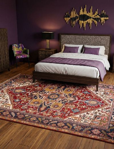 Bild von Heriz aus Indien in der Größe 334 x 245 cm