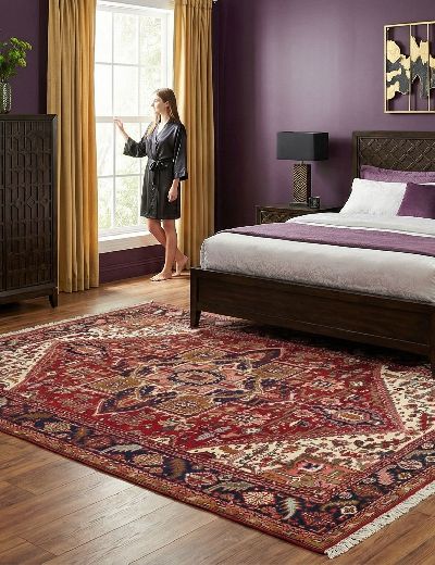 Bild von Heriz aus Indien in der Größe 331 x 244 cm