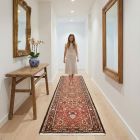 handgeknüpfter Orienteppich Rudbar aus Persien Maß 380x85 cm