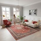 handgeknüpfter Orienteppich Sarough aus Persien Maß 370x273 cm