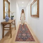 handgeknüpfter Orienteppich Rudbar aus Persien Maß 376x79 cm