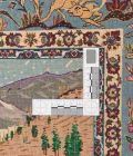 handgeknüpfter Orienteppich Essfahan aus Persien Maß 151x108 cm