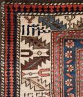 handgeknüpfter Orienteppich Schirwan aus Azerbaidjan Maß 244x138 cm
