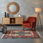 handgeknüpfter Orienteppich Bergamo aus Türkei Maß 121x101 cm