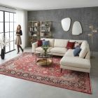 handgeknüpfter Orienteppich Sarough aus Persien Maß 371x275 cm