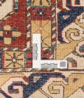 handgeknüpfter Orienteppich Kazak aus Afghanistan Maß 299x213 cm