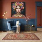handgeknüpfter Orienteppich Kazak aus Afghanistan Maß 137x95 cm