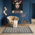 handgeknüpfter Orienteppich Abadeh aus Persien Maß 151x101 cm