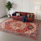 handgeknüpfter Orienteppich Heriz aus Persien Maß 360x237 cm