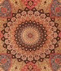 handgeknüpfter Orienteppich Täbriz aus Persien Maß 250x250 cm