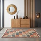 handgewebter Sumackkelim Afschar-Tabii aus Persien Maß 180x108 cm