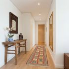 handgewebter Sumackkelim Afschar-Tabii aus Persien Maß 209x57 cm