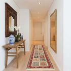 handgewebter Sumackkelim Afschar-Tabii aus Persien Maß 204x54 cm