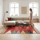 handgewebter Kelim Afschar-Kamo aus Persien Maß 267x190 cm