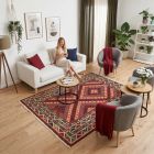 handgewebter Kelim Gaschgai aus Persien Maß 202x160 cm