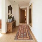 handgewebter Sumackkelim Afschar-Tabii aus Persien Maß 216x65 cm