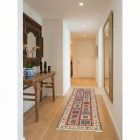 handgewebter Sumackkelim Afschar-Tabii aus Persien Maß 185x57 cm