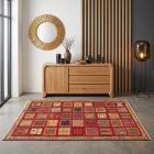 handgewebter Sumackkelim Afschar-Tabii aus Persien Maß 200x145 cm