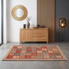 handgewebter Sumackkelim Afschar-Tabii aus Persien Maß 200x138 cm