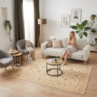 handgeknüpfter Orienteppich Ferahan aus Afghanistan Maß 198x152 cm