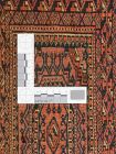 handgeknüpfter Orienteppich Tekke aus Turkmenistan Maß 97x27 cm