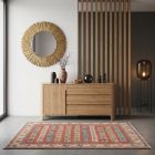 handgewebter Sumackkelim Afschar-Tabii aus Persien Maß 177x117 cm