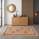 handgewebter Sumackkelim Afschar-Tabii aus Persien Maß 184x124 cm