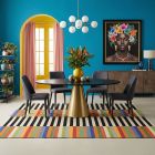 handgewebter Kelim Tavis aus Afghanistan Maß 298x254 cm