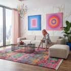 handgeknüpfter Orienteppich Sari-Natural-Silk aus Indien Maß 300x245 cm