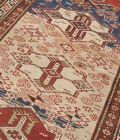 handgeknüpfter Orienteppich Kazak aus Kaukasus Maß 193x124 cm
