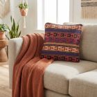 handgewebter Kelim Schahsawan-Kissen aus Persien Maß 45x45 cm