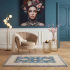 handgeknüpfter Orienteppich Ferahan aus Afghanistan Maß 131x80 cm