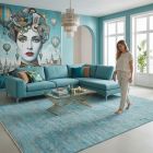 handgeknüpfter Orienteppich Eterno aus Indien Maß 380x263 cm