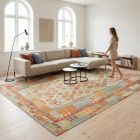 handgewebter Kelim Ghazghar aus Afghanistan Maß 400x299 cm