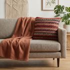 handgewebter Kelim Schahsawan-Kissen aus Persien Maß 42x42 cm