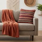 handgewebter Kelim Schahsawan-Kissen aus Persien Maß 45x45 cm