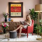 handgeknüpfter Orienteppich Bidjar-Novum aus Persien Maß 56x51 cm